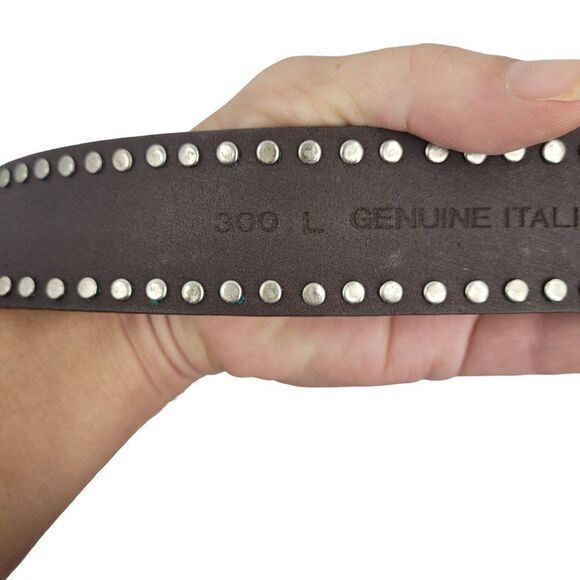 Womens Italian Leather Belt M 34\